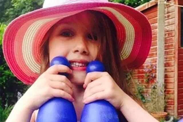 Summer Grant, who died aged 7 when a bouncy castle was blown away