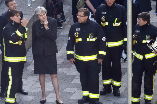 Theresa May did not meet with locals at Grenfell Tower, causing outrage