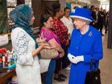 Queen Elizabeth and Prince William visit Grenfell Tower centre 