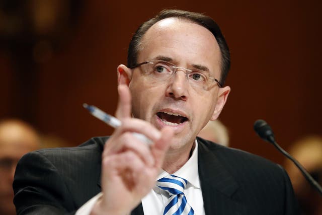 Mr Rosenstein appointed special counsel to investigate Russia's meddling last year