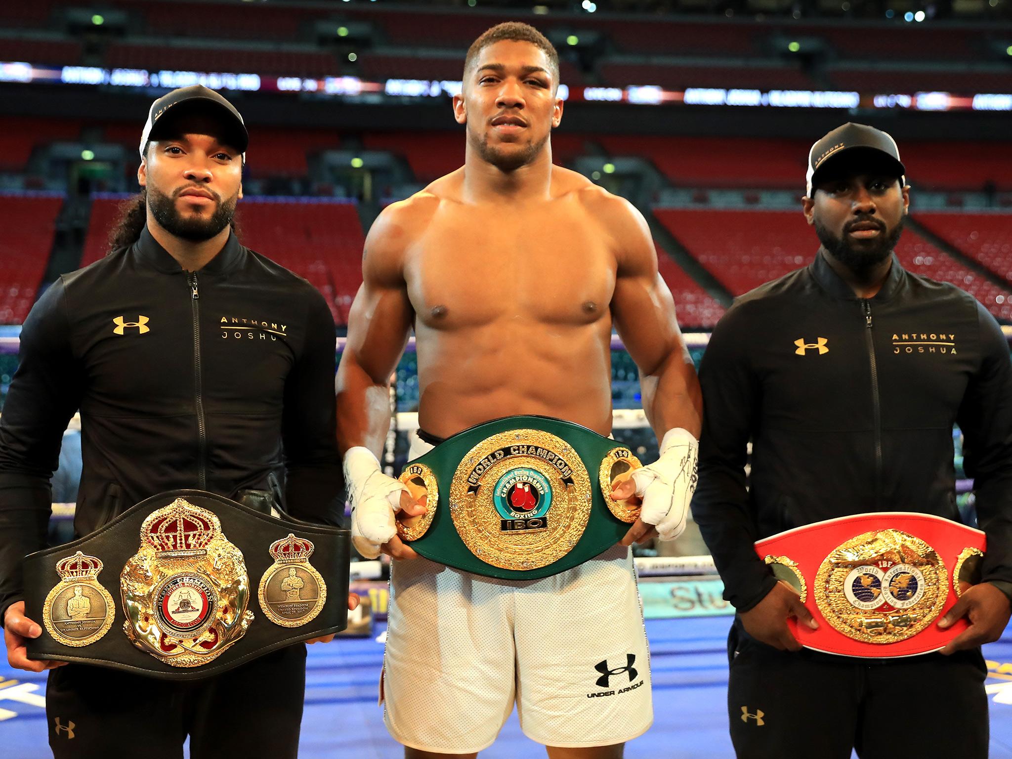 Joshua was weighing up between Cardiff and Las Vegas (Getty)