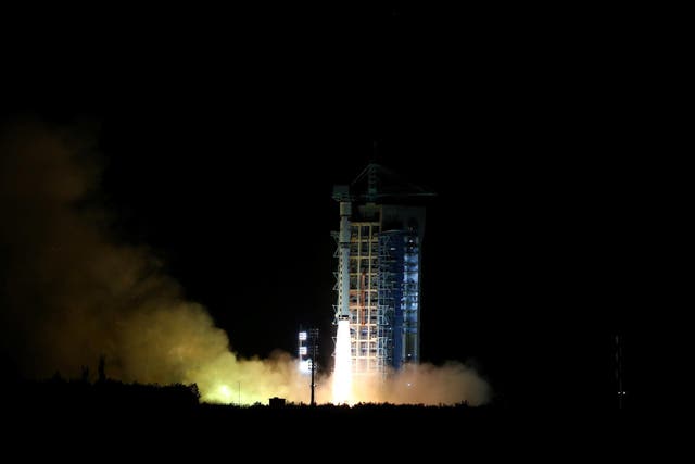 World's first quantum satellite is launched in Jiuquan, Gansu Province, China, August 16, 2016