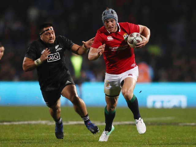 Jonathan Davies enjoyed his first full run-out of the tour 