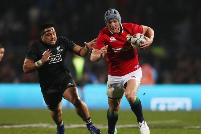 Jonathan Davies enjoyed his first full run-out of the tour 