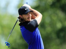 Englishman Fleetwood in four-way share of the lead at US Open