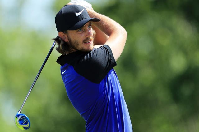 Tommy Fleetwood is level at the top of the leaderboard at the halfway stage