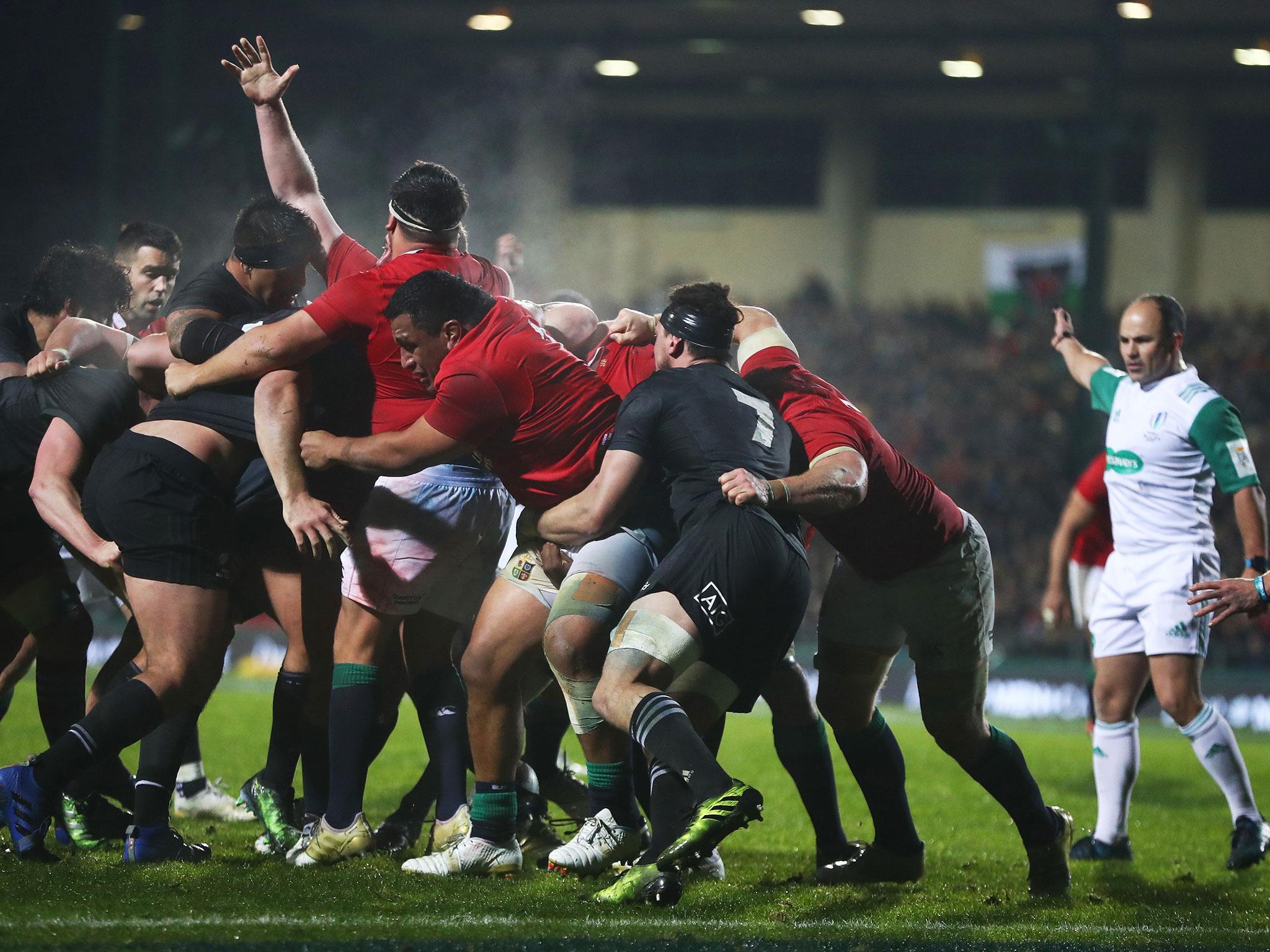 The Lions eventually saw off the Maori All Blacks with a professional second half display