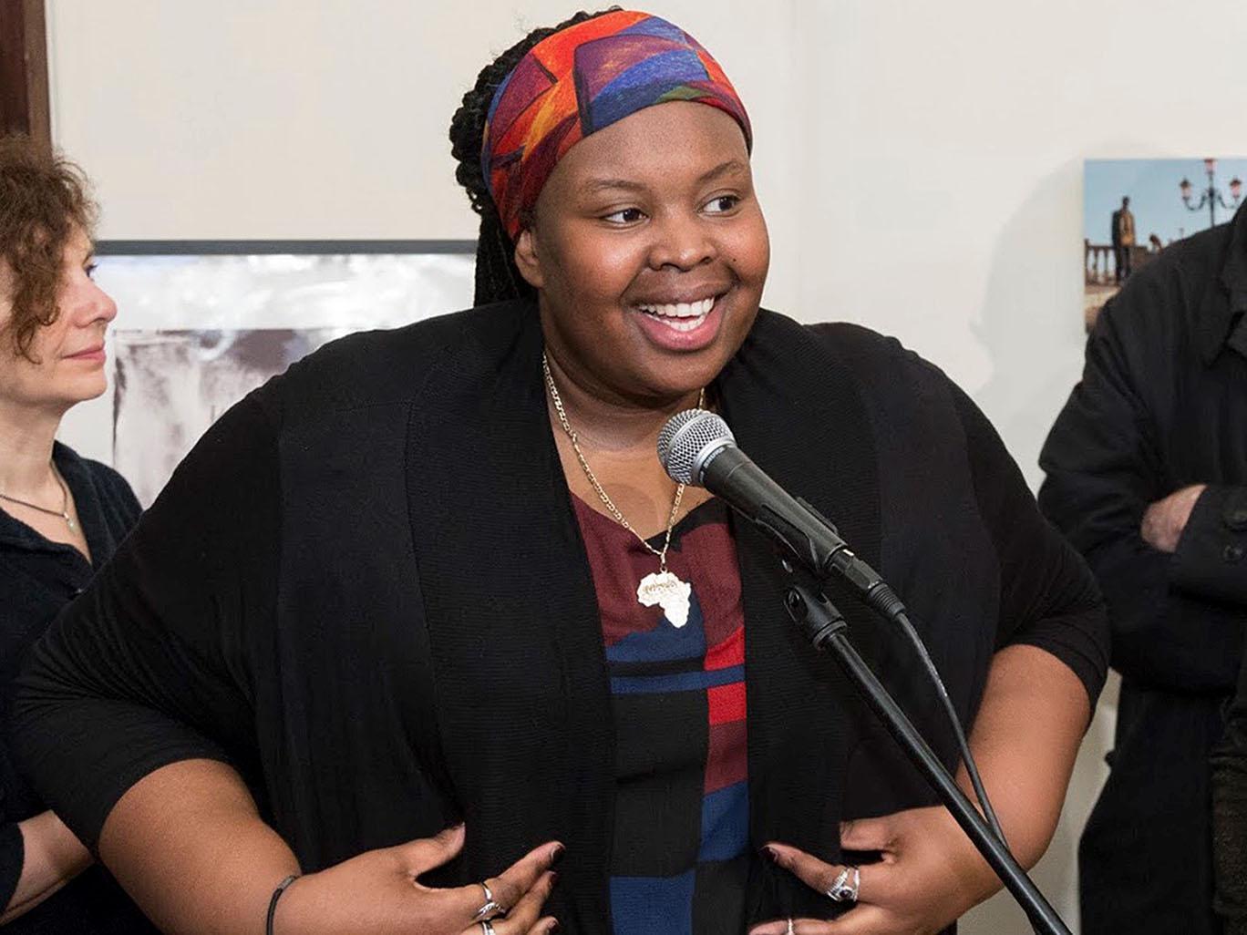 Khadija Saye was ‘very gentle, very kind and friendly’, according to a statement read on behalf of her father