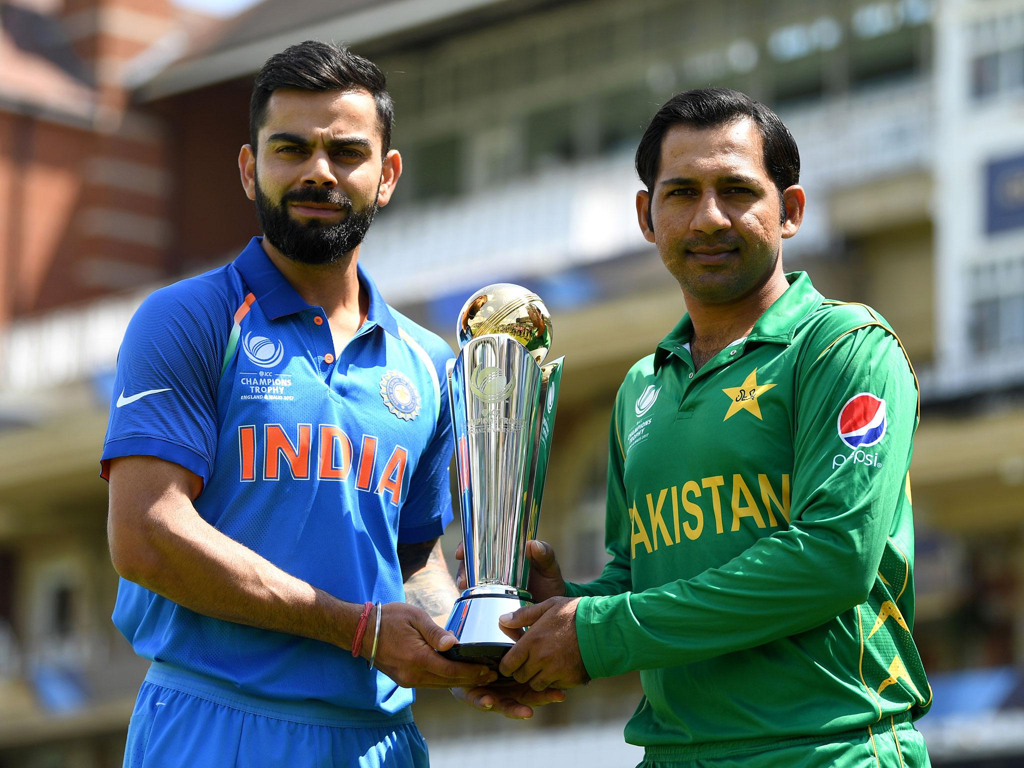 India and Pakistan meet in the final of the Champions Trophy at The Oval on Sunday