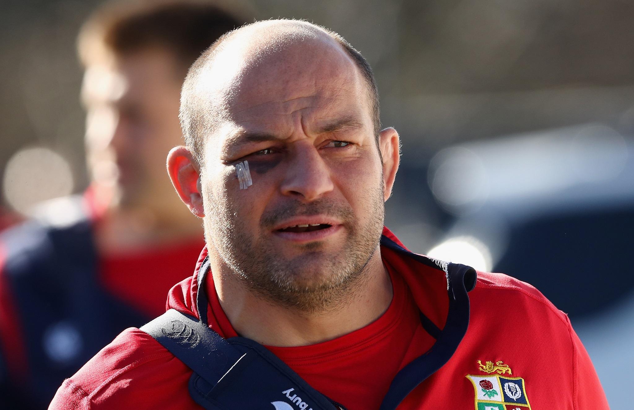 Rory Best captains the British and Irish Lions against the Chiefs on Tuesday