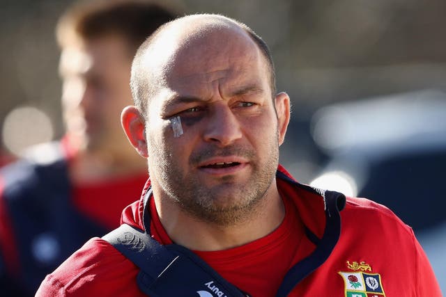 Rory Best captains the British and Irish Lions against the Chiefs on Tuesday