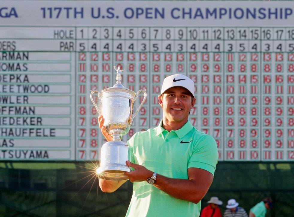 US Open results Brooks Koepka wins at Erin Hills with recordequalling