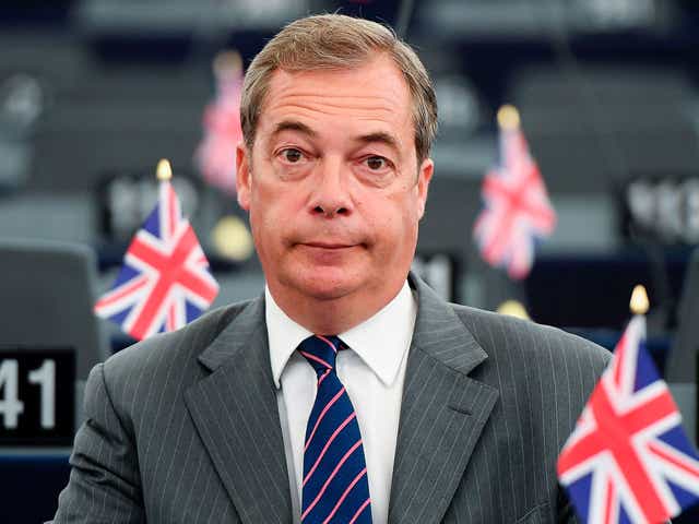 In England, 14 per cent of people view Farage as their natural choice of political leader