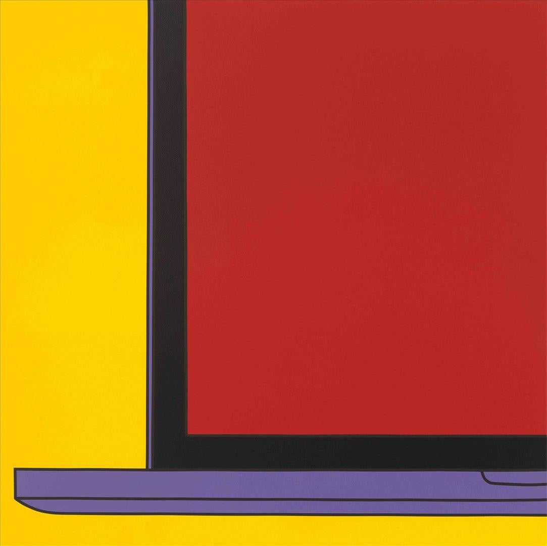 Michael Craig-Martin’s ‘Untitled (Yellow Laptop Fragment)’