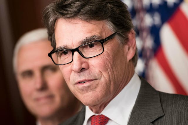 Energy Secretary Rick Perry says he does not believe carbon dioxide is the primary cause of a warming planet