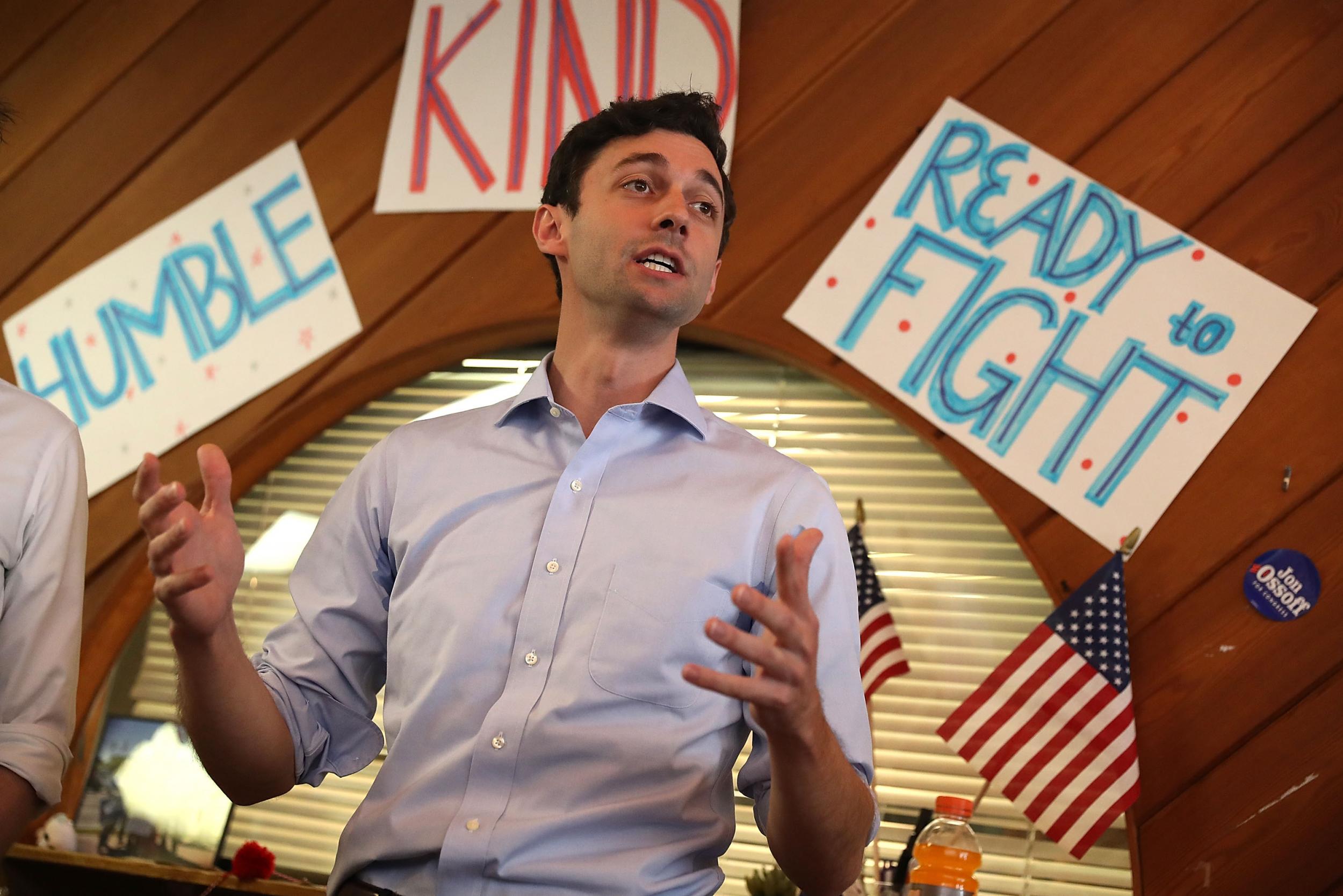 Mr Ossoff is hoping for an upset in Georgia's sixth