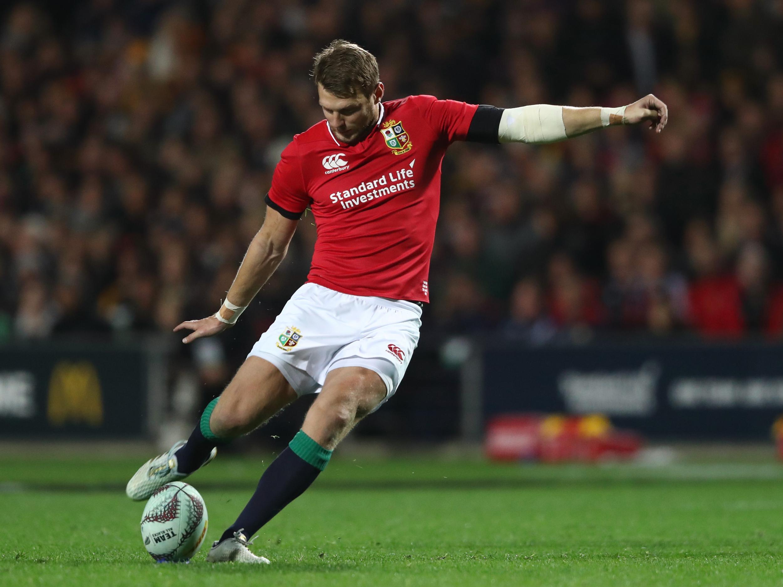 Biggar's kicking was exemplary as it has been all tour