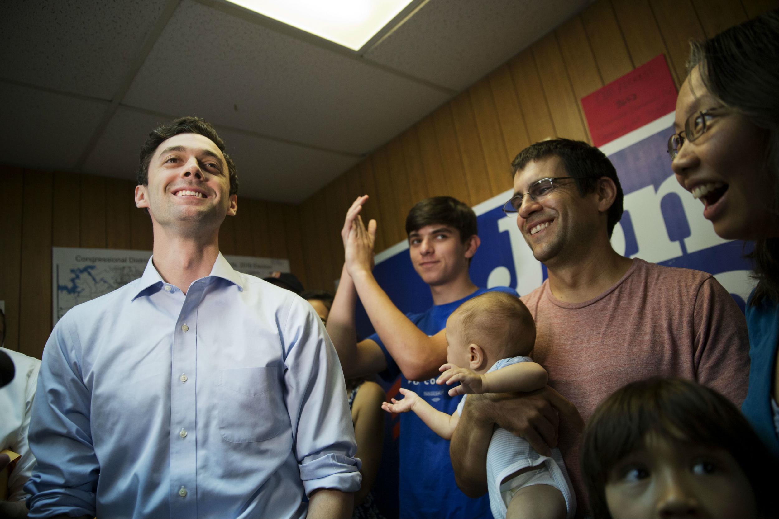 Mr Ossoff is looking to become the first Democrat to win here since 1979