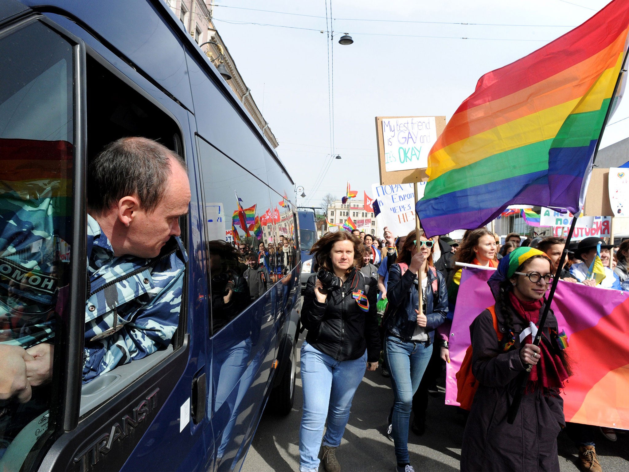 European Court Rules Russia S Gay Propaganda Law Encourages Homophobia The Independent The