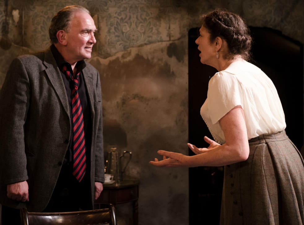 Daragh O’Malley (Ivan) and Louise Gold (Sonya) in 'The Last Ones' at the Jermyn Street Theatre