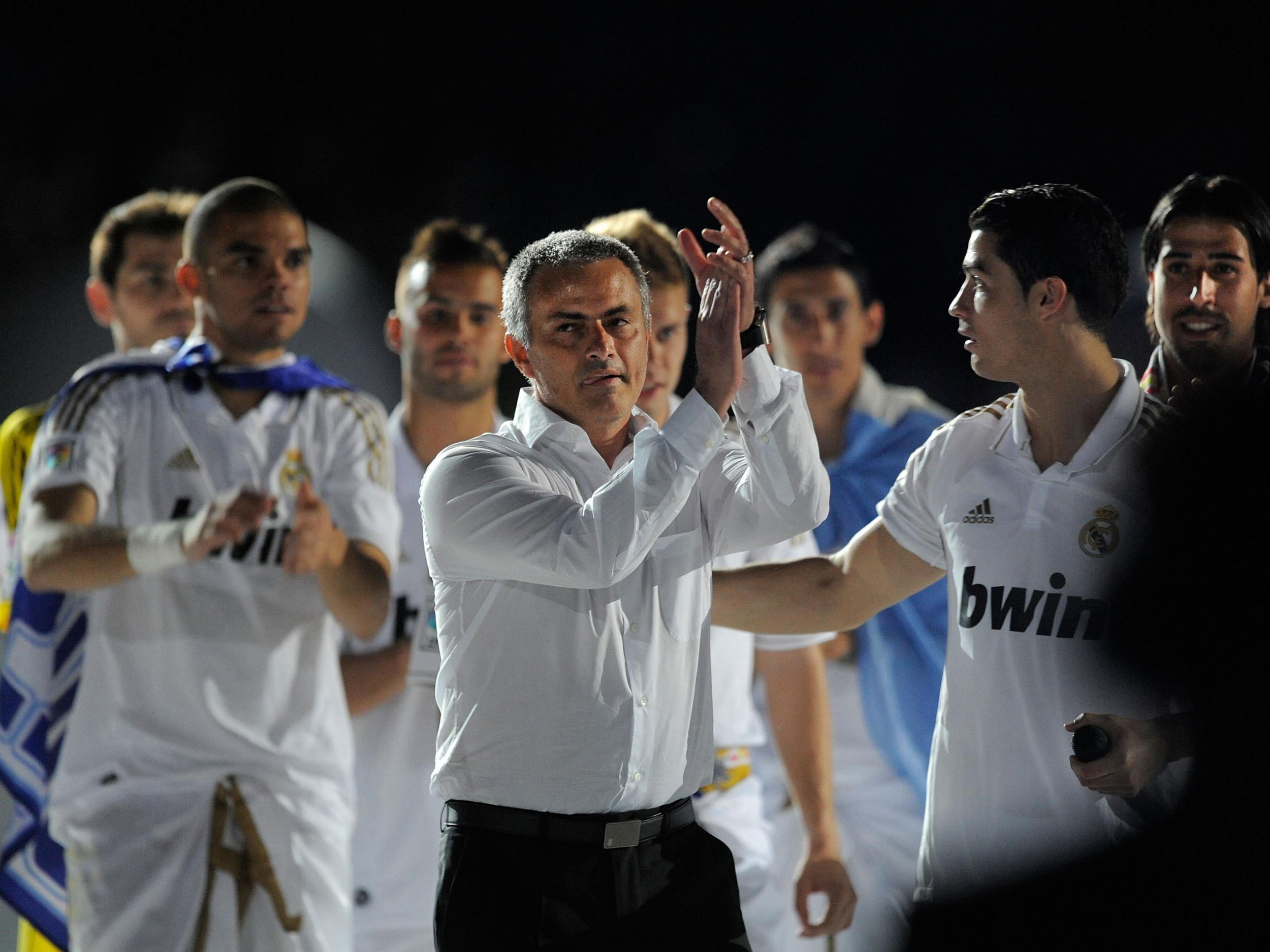 Mourinho spent three years in Madrid and won the title in 2012