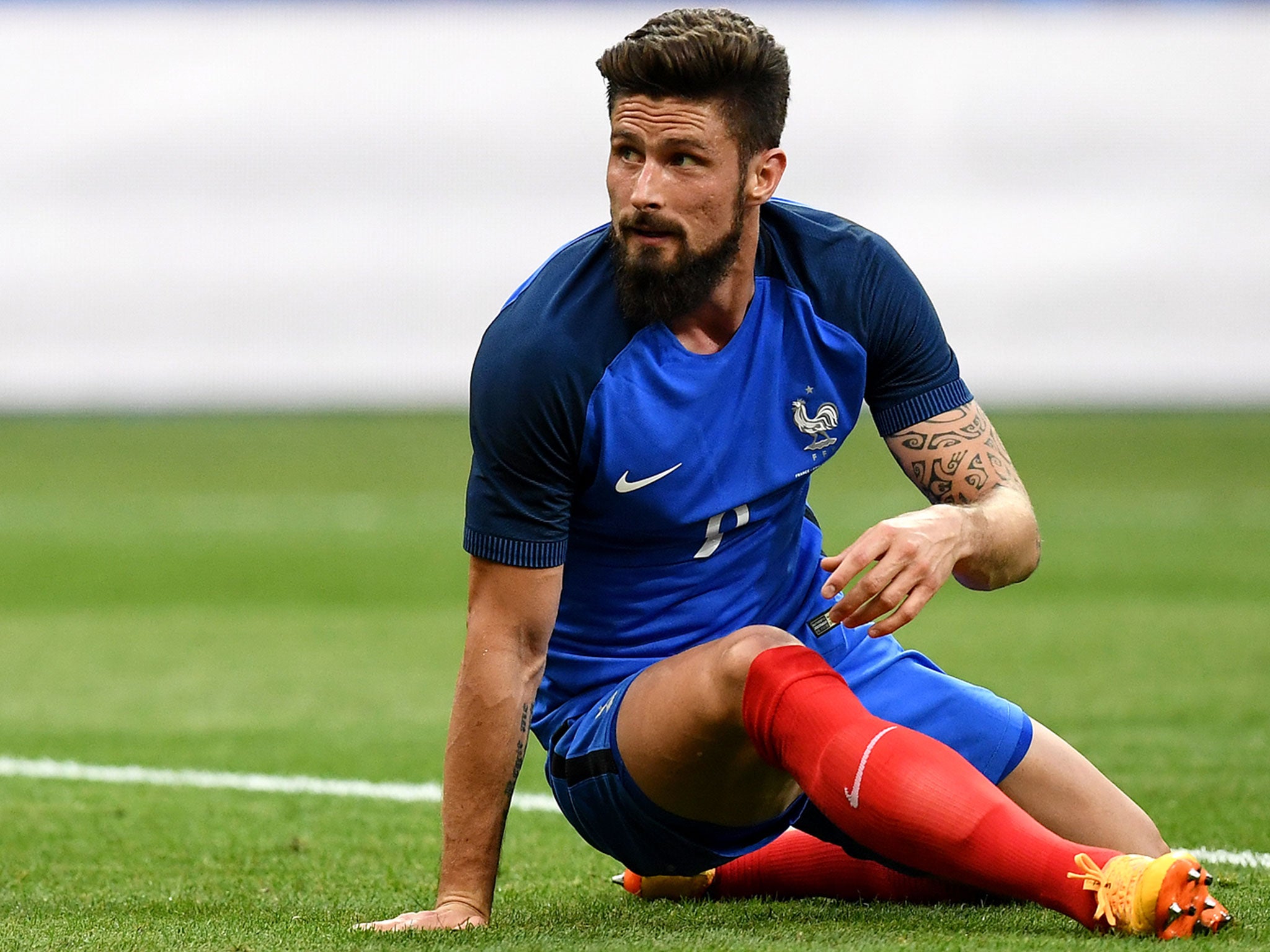 Olivier Giroud has been on international duty with France this month
