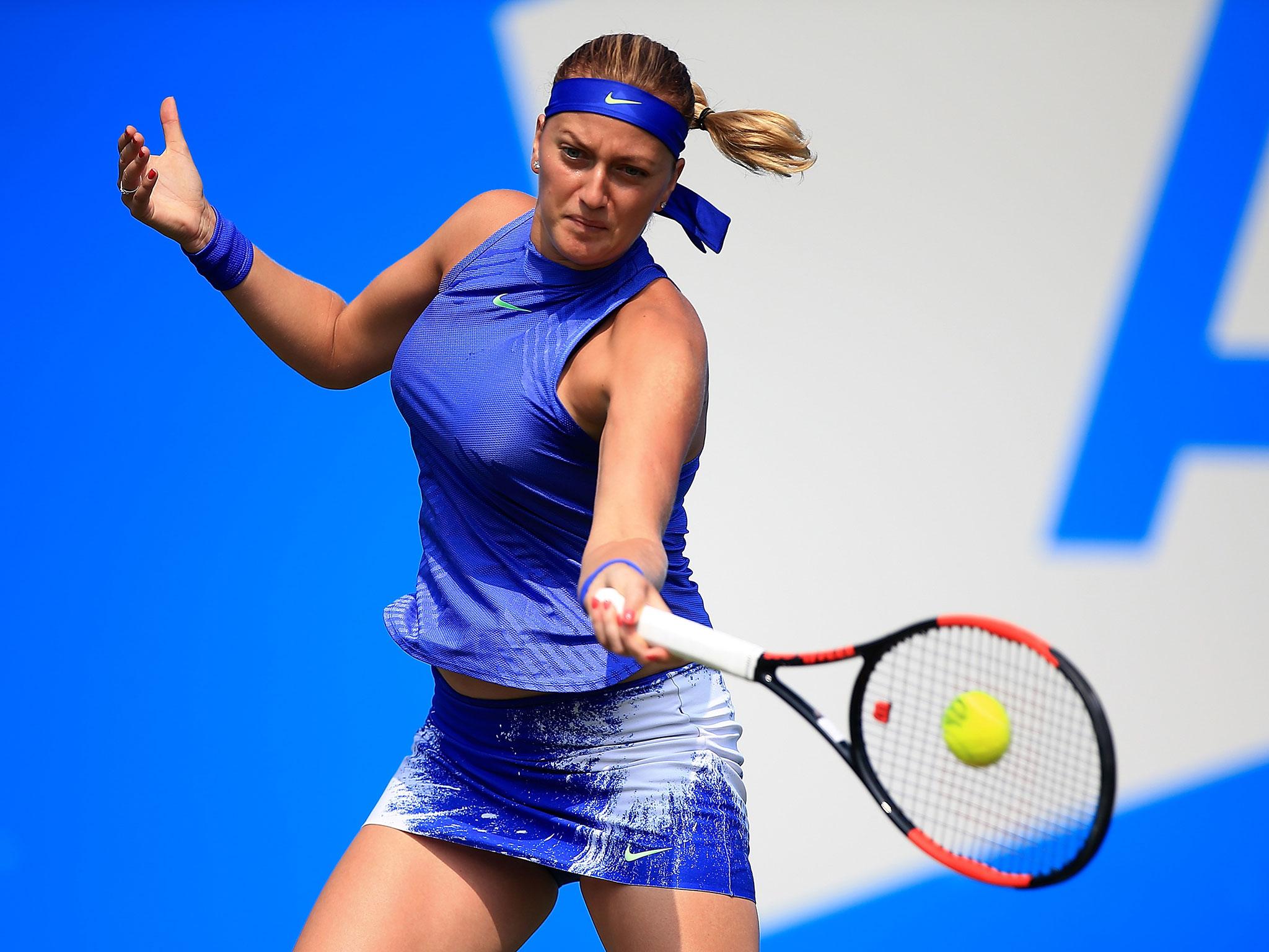 &#13;
Petra Kvitova beat Tereza Smitkova &#13;