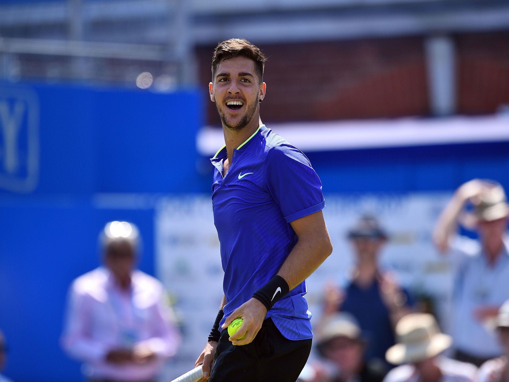 This was Kokkinakis' first victory against an opponent ranked inside the top 10