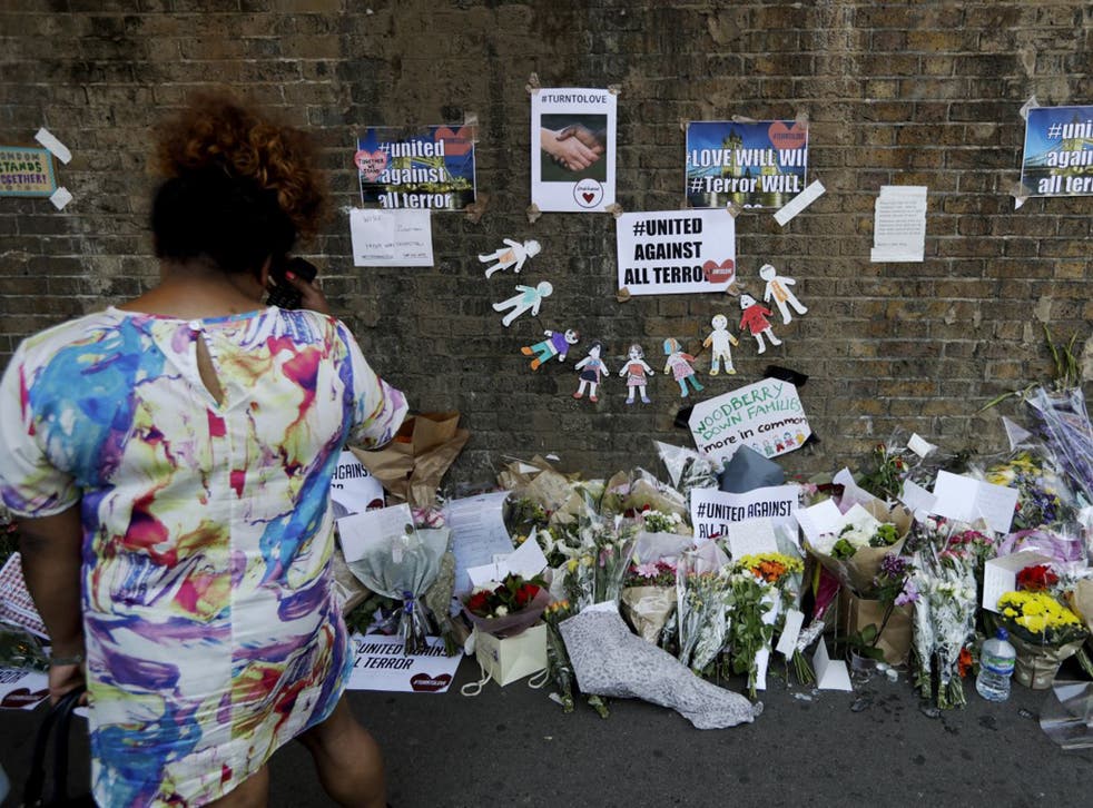 More tributes were left yesterday to the victims of the Finsbury Park attack