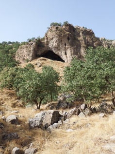 Shanidar Cave in summer