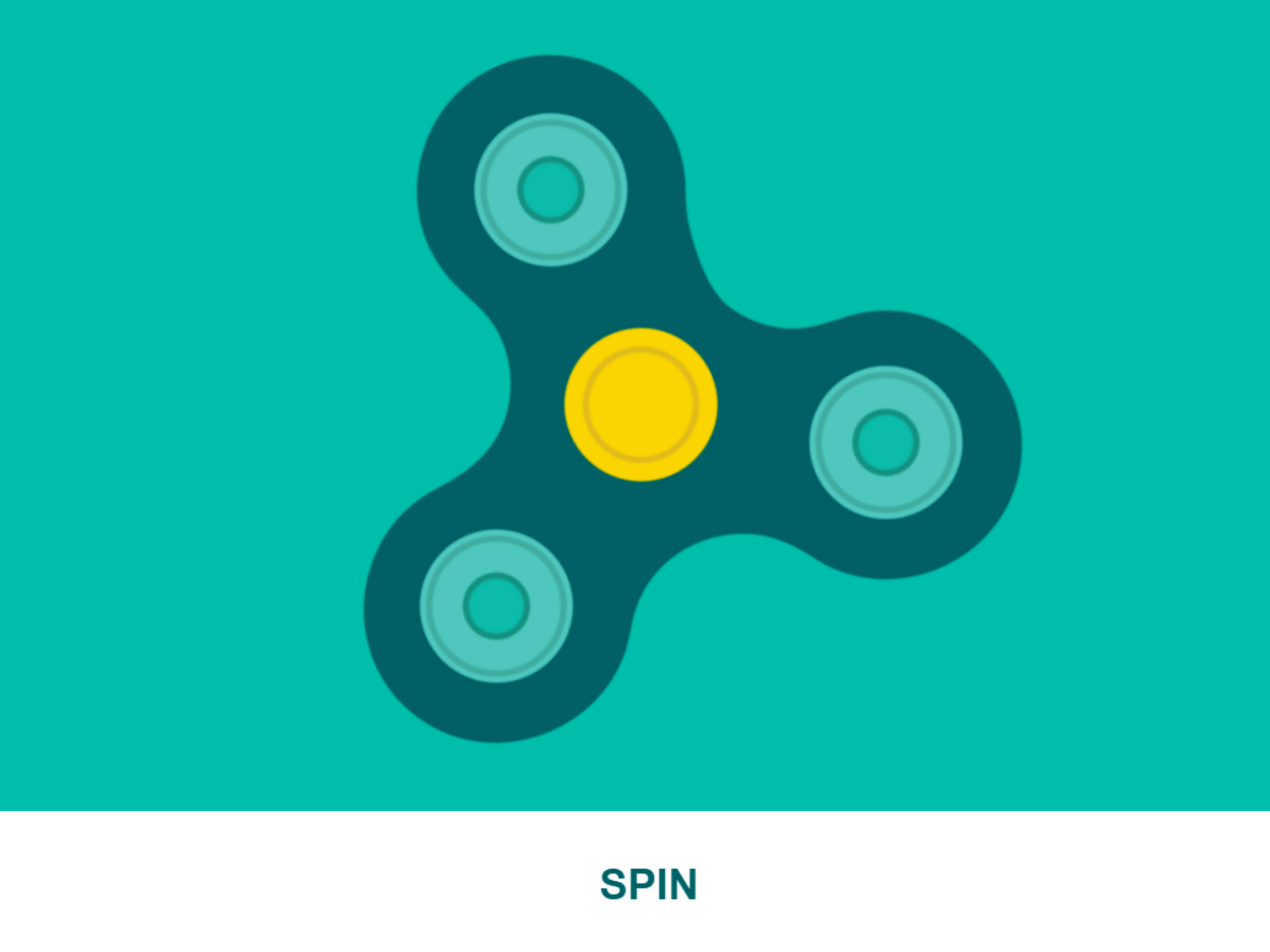 Google Branded Fidget Spinner