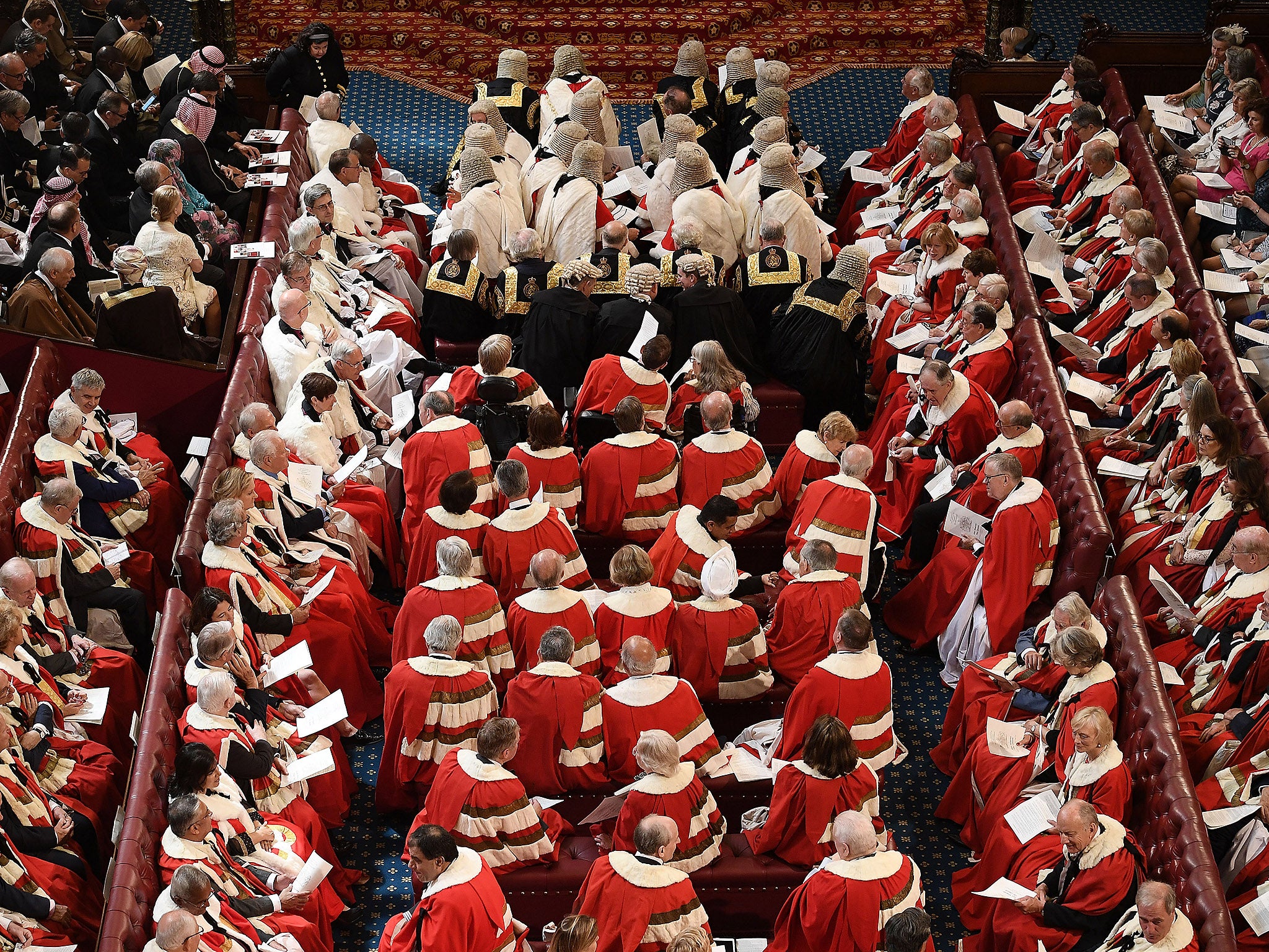 An analysis by the Electoral Reform Society found that nearly half of the 798 peers made 10 contributions or fewer in 2016-17