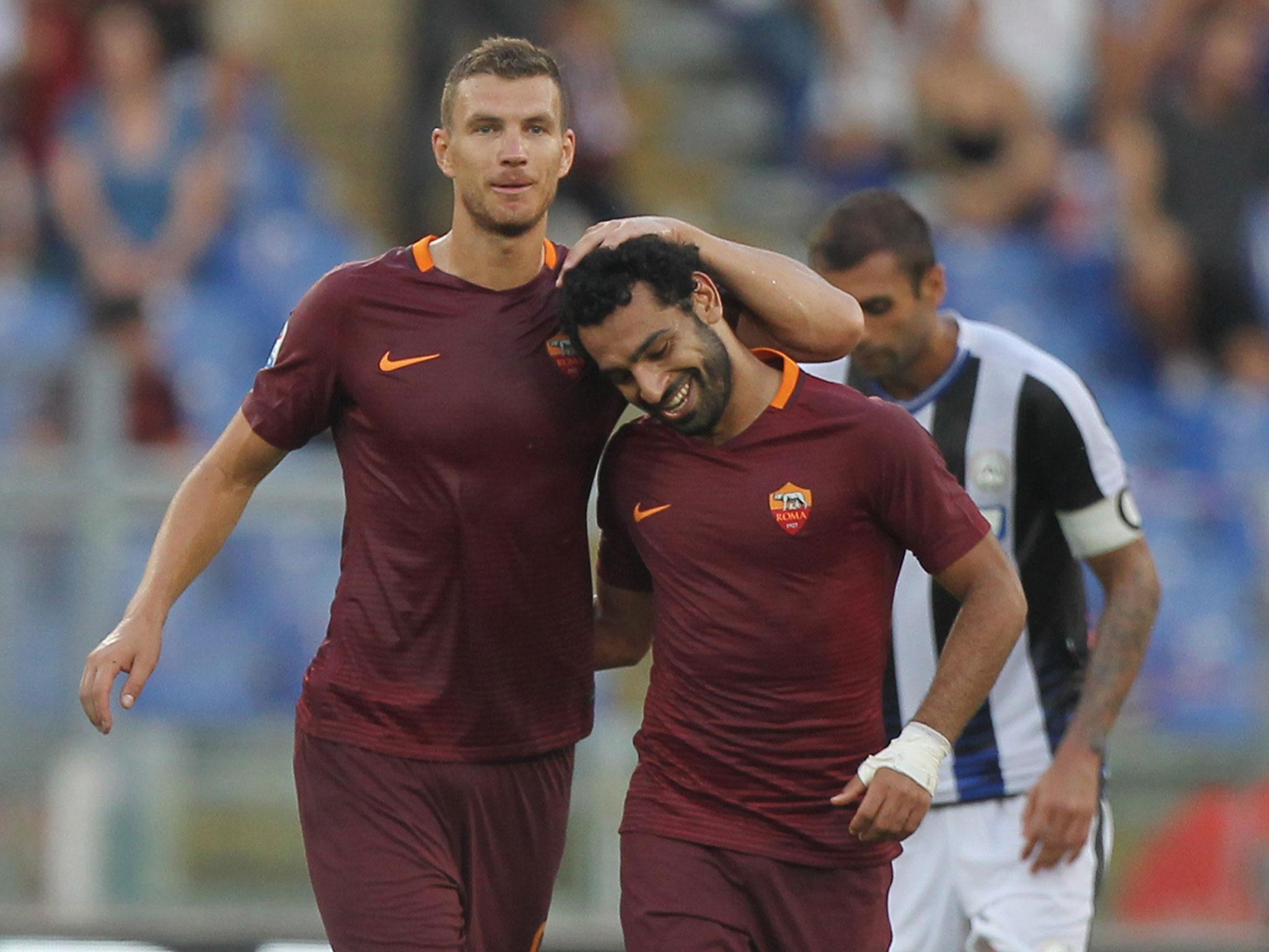 Dzeko was one of the main beneficiaries from Salah's fine season