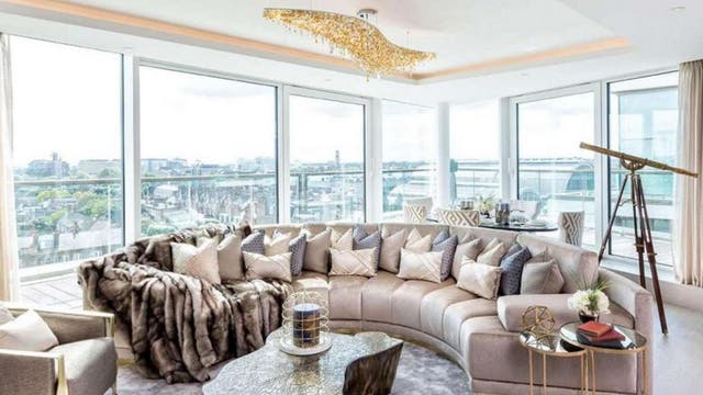 Inside a flat at 375 Kensington High Street - Located in the Royal Borough of Kensington and Chelsea