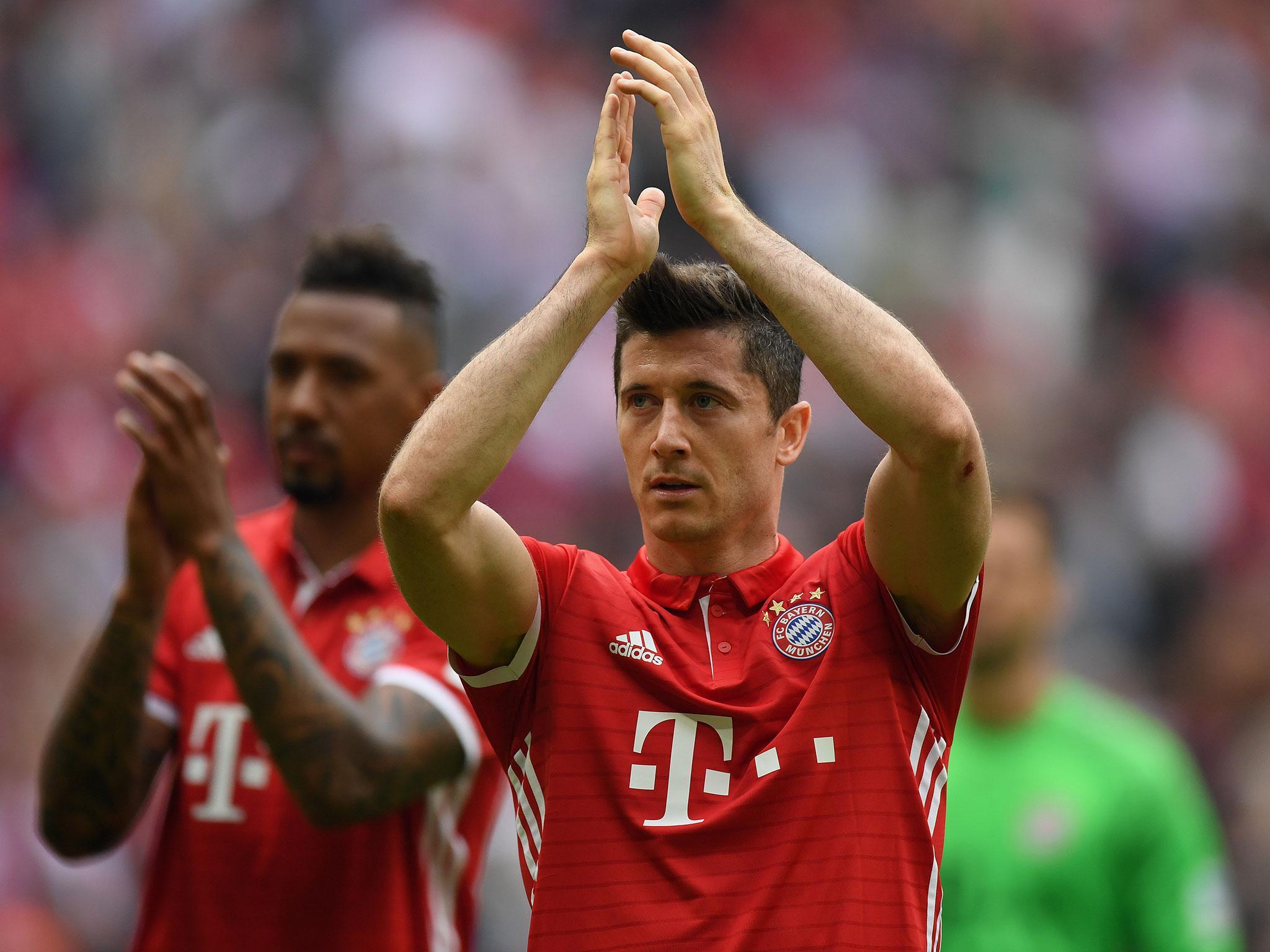 Robert Lewandowski with how the season ended at Bayern Munich