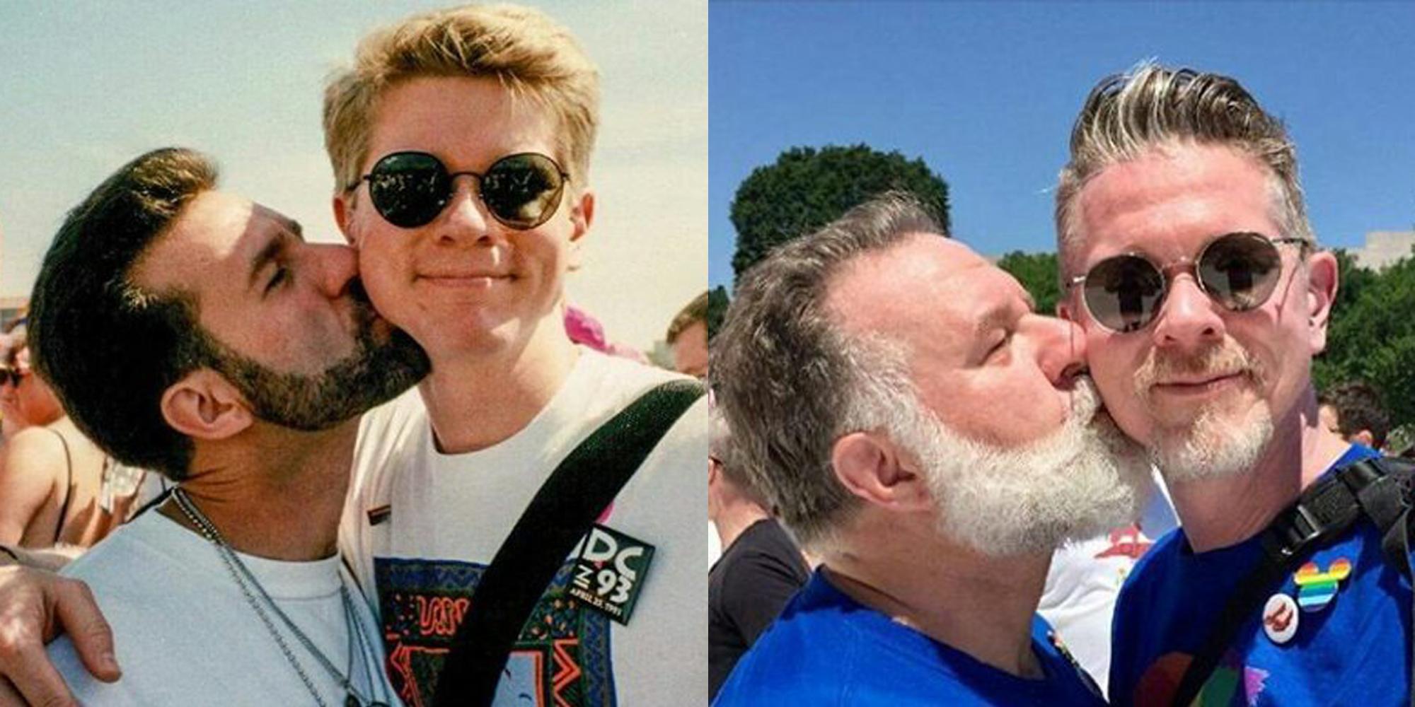 Gay Couple Recreate Favourite Photos 25 Years On To Show It Wasn