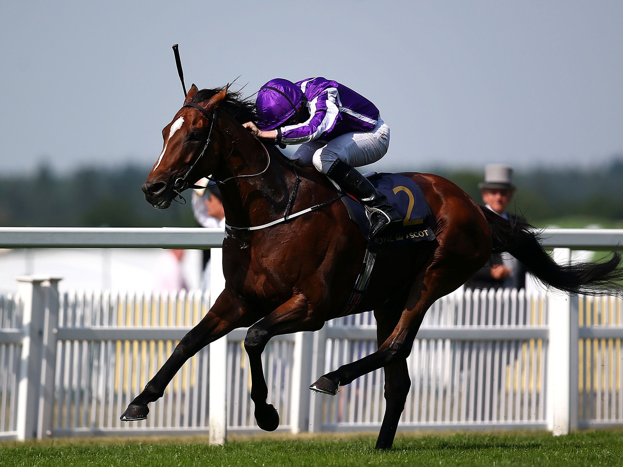 Ryan Moore rides Highland Reel to win The Prince of Wales's Stakes