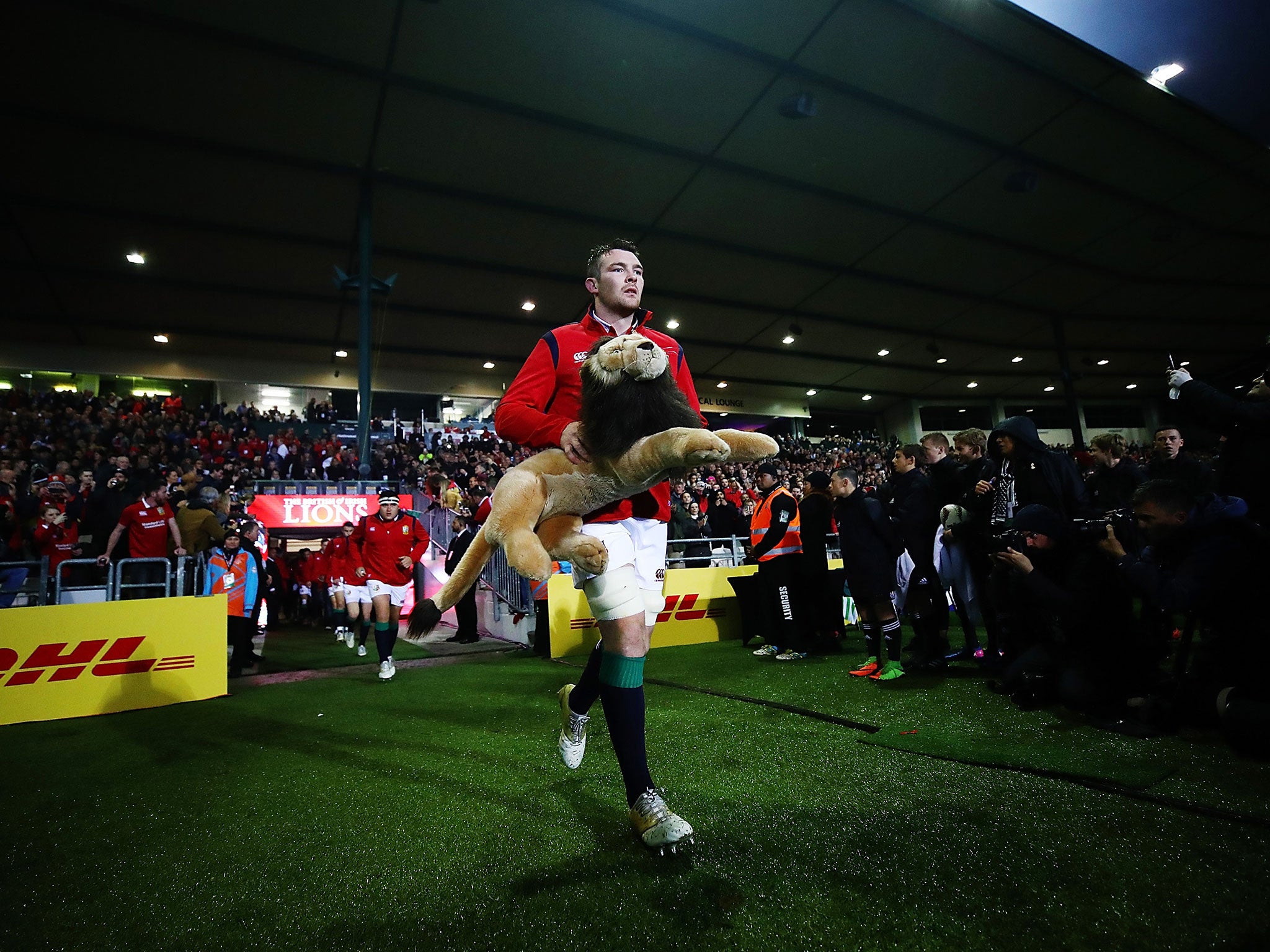 Peter O’Mahony will lead out the Lions in the first test