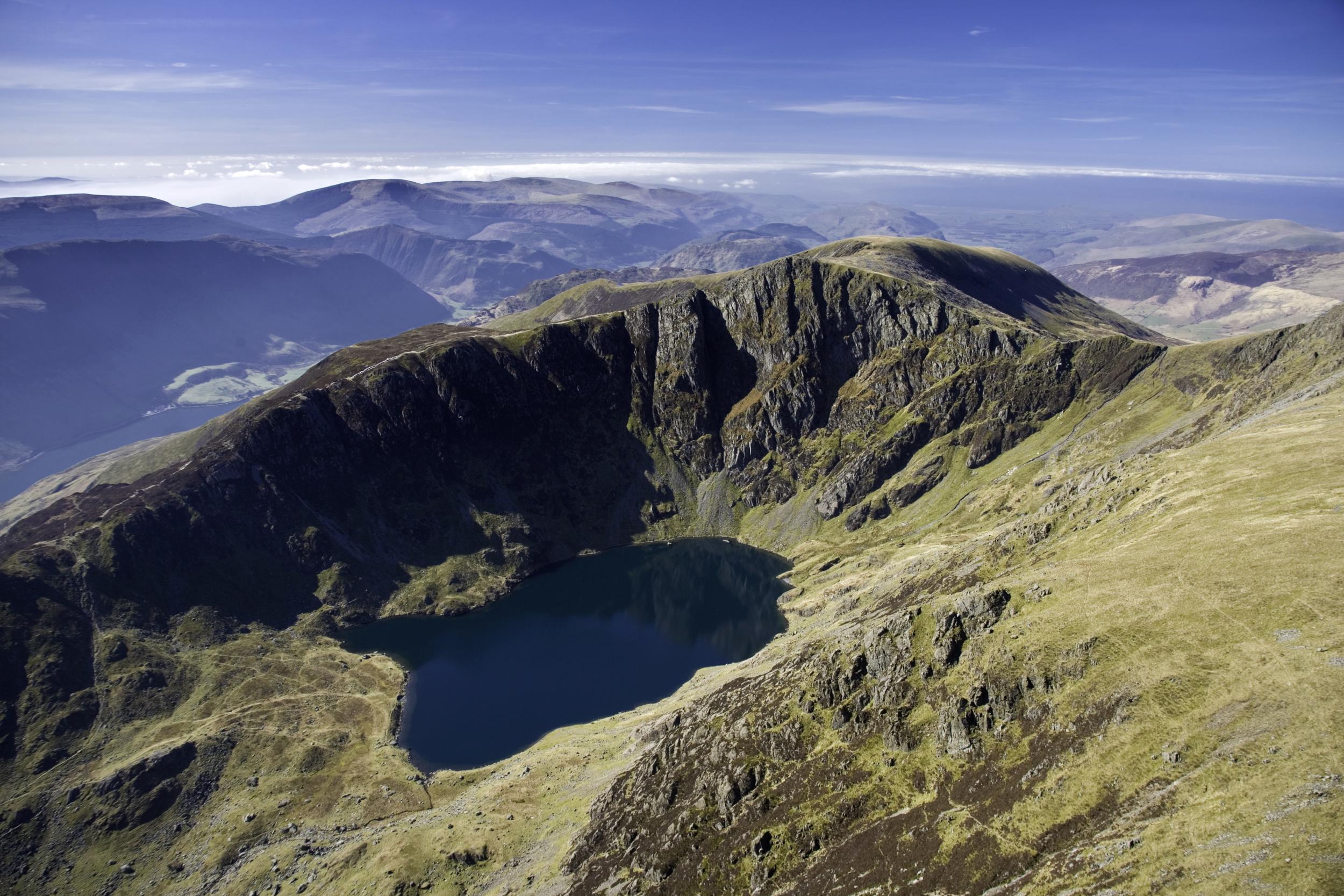 Llyn Cau and Cadair Idris in Snowdonia