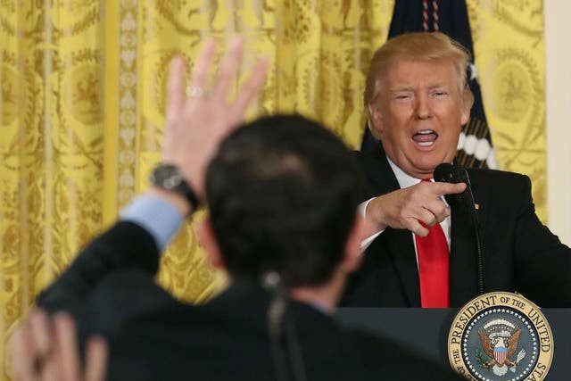 Mr Trump's love-hate relationship with the media has been a feature of his presidency