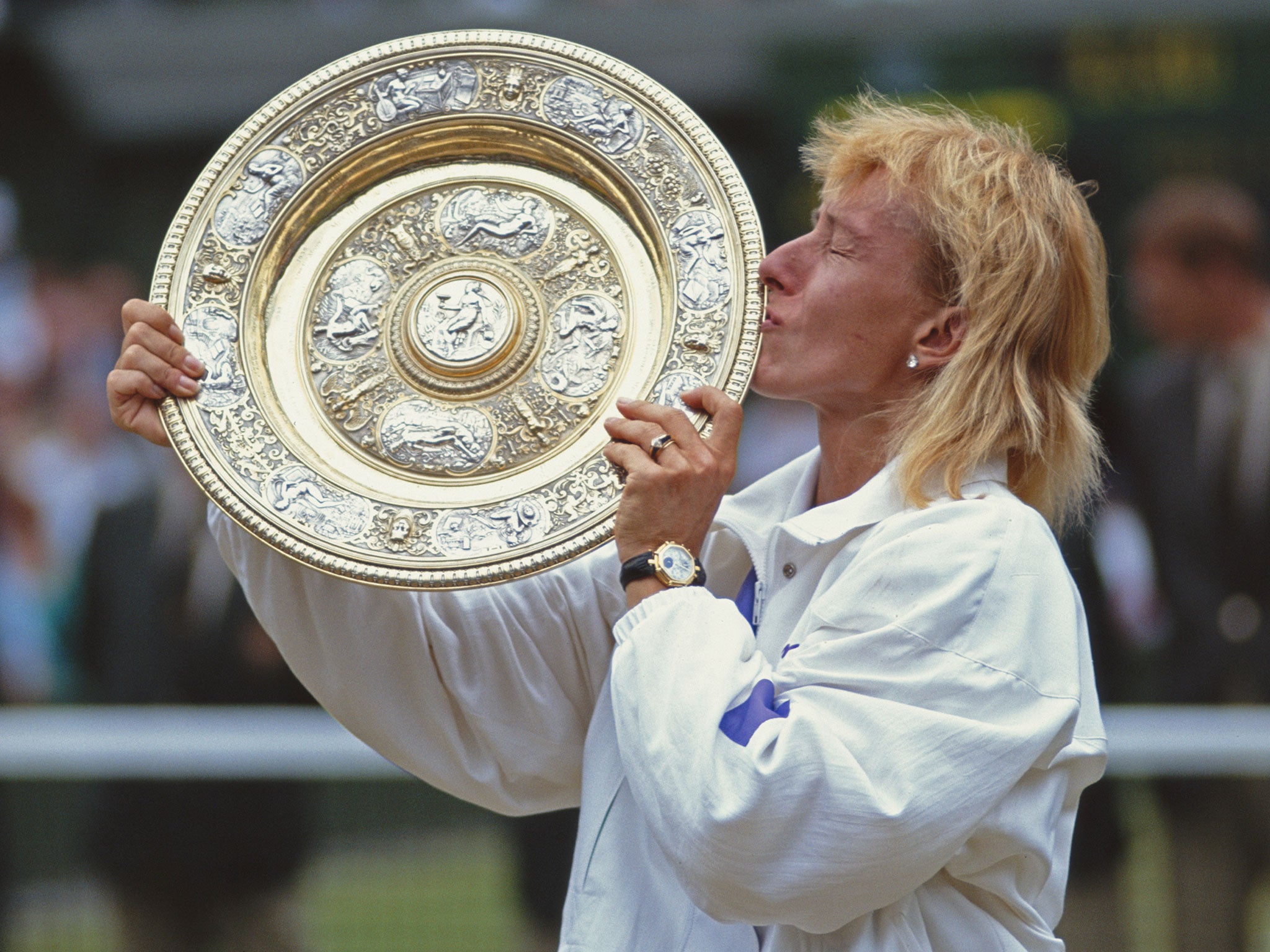 &#13;
Martina Navratilova had the finest volleys of all time &#13;