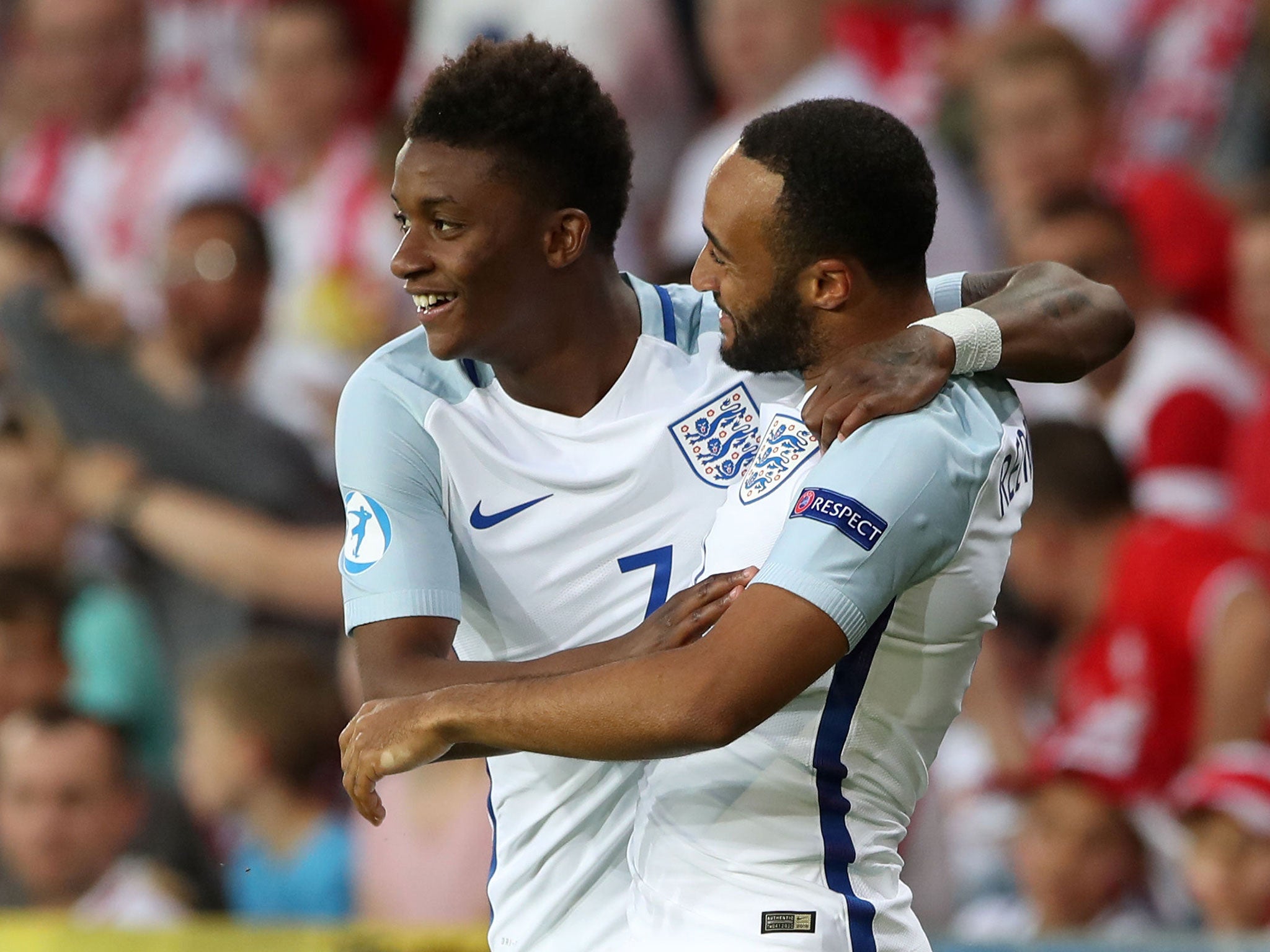 Gray scored England's first against Poland