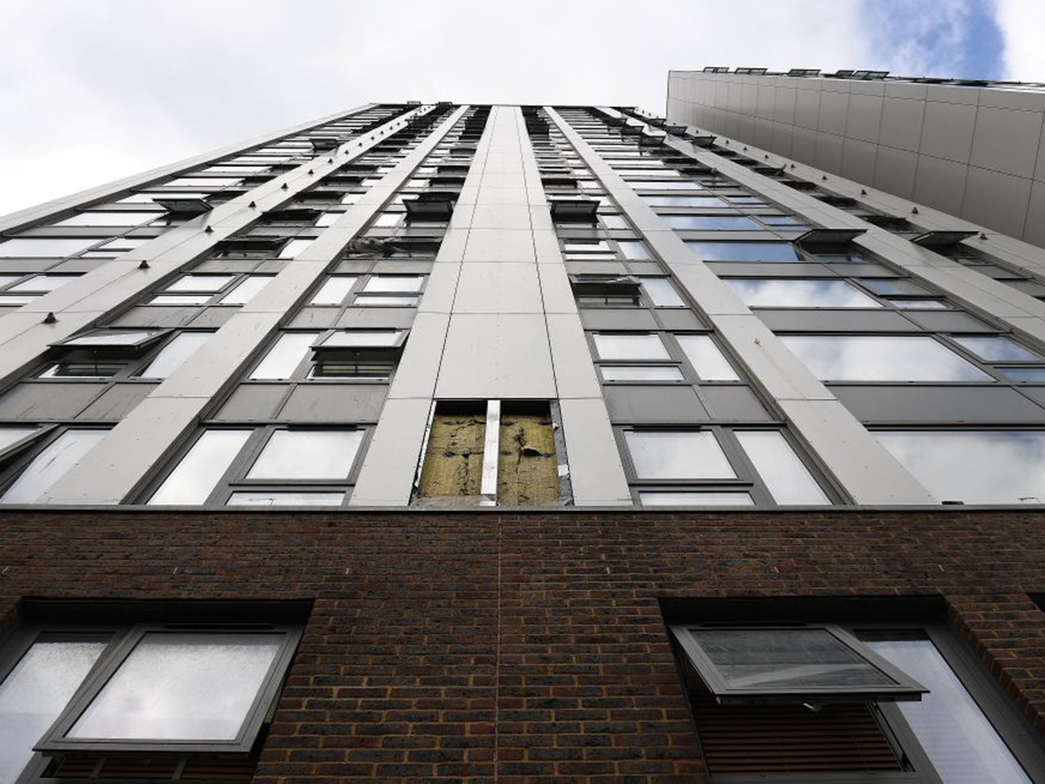 Camden council has started removing cladding from five of its council blocks after testing found it was flammable