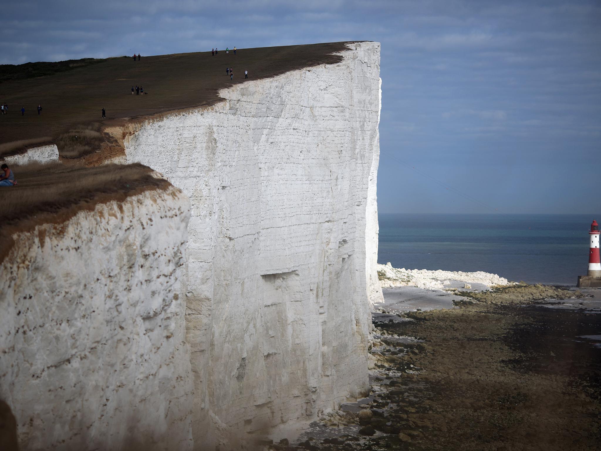 General view of the cliffs at Beachy Head