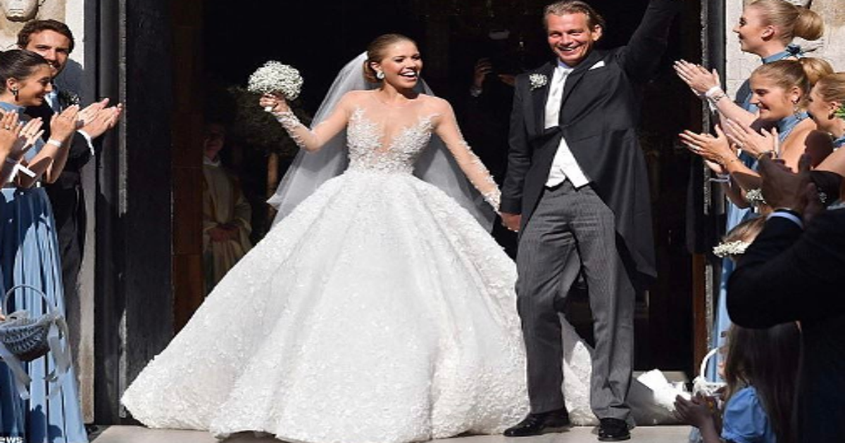 Swarovski heiress's wedding dress sends internet into meltdown, The  Independent