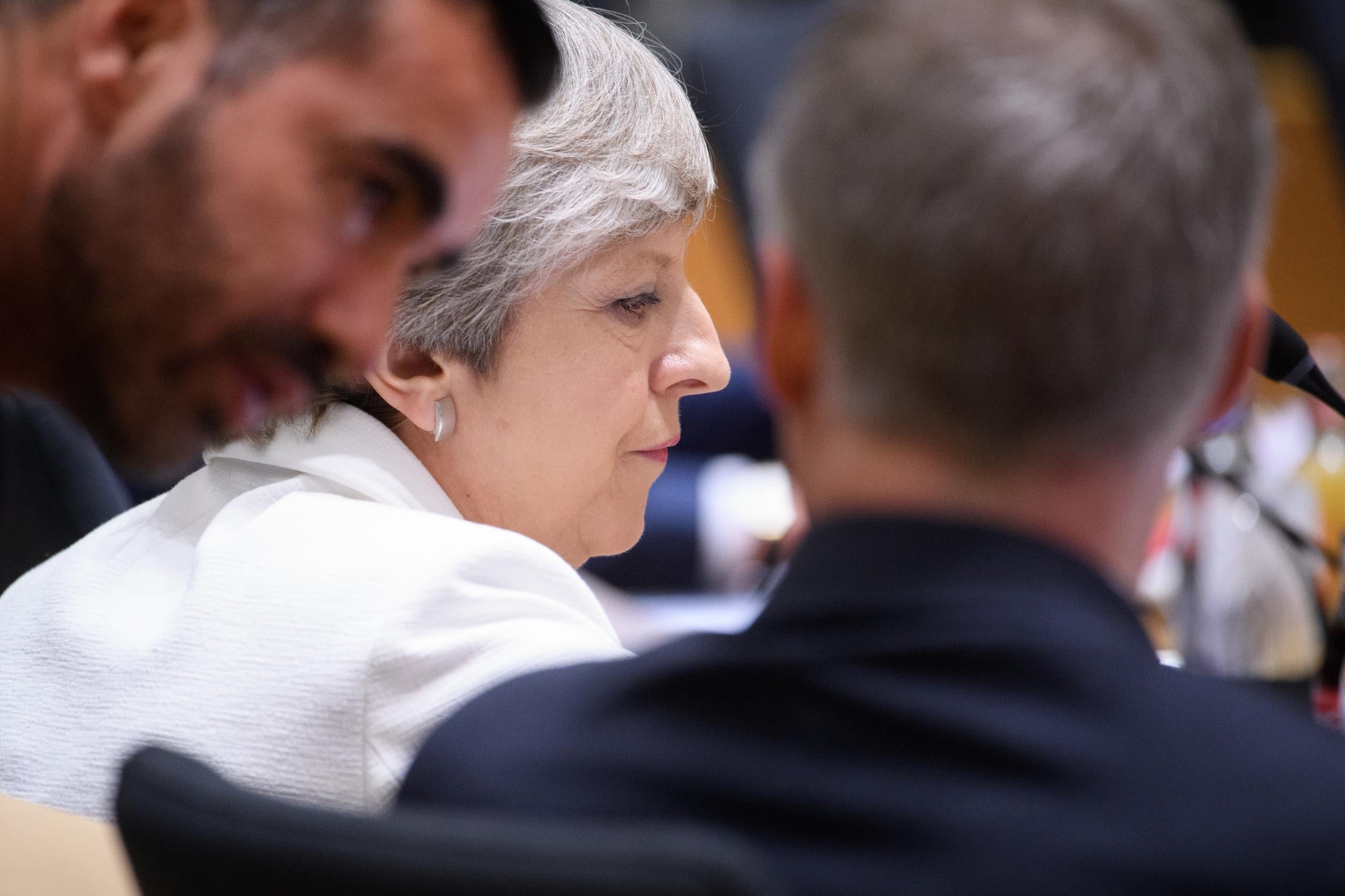 Theresa May made her offer on rights at a Brussels Summit on Thursday