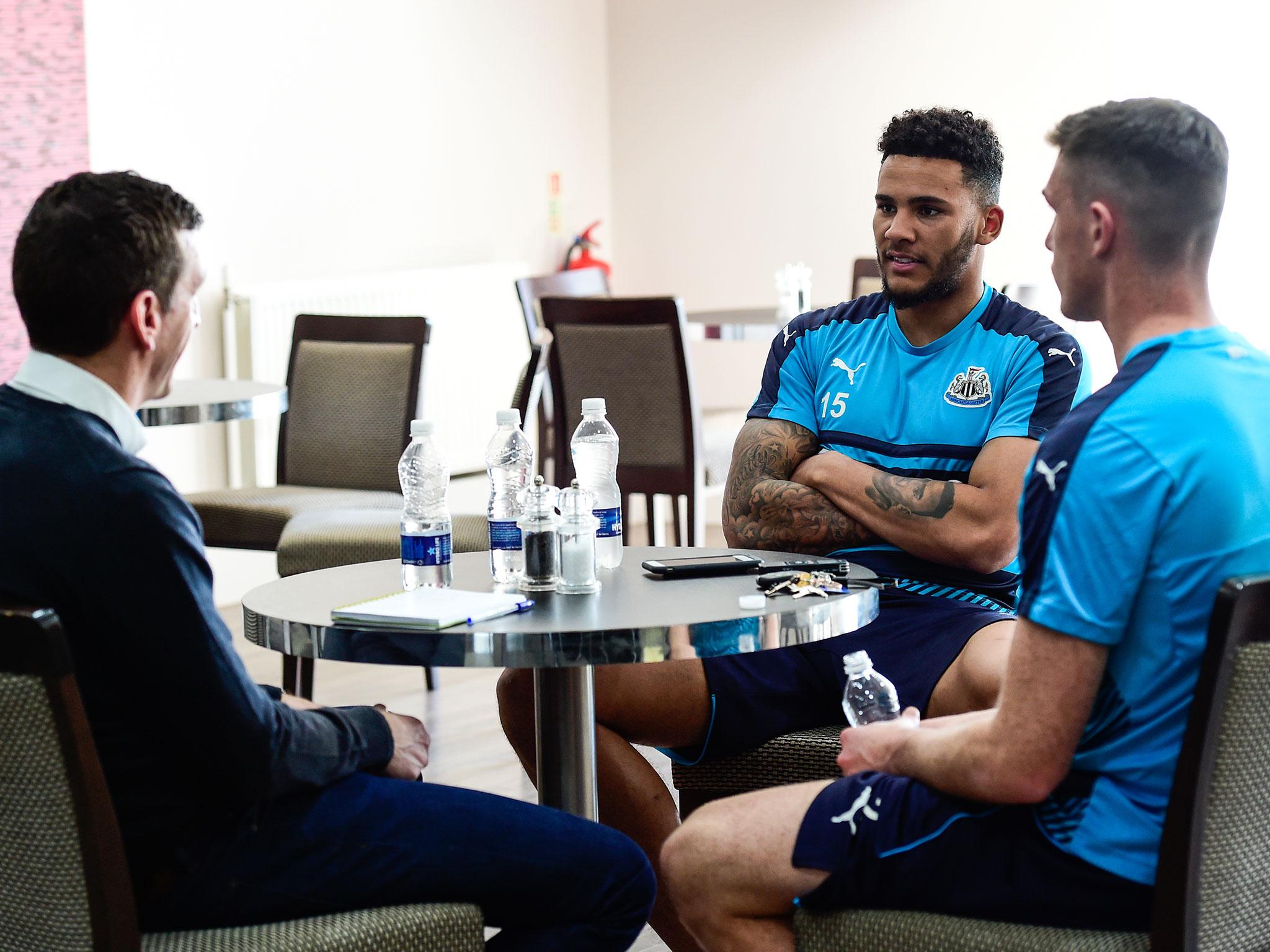 Clark and Lascelles are looking forward to the Premier League