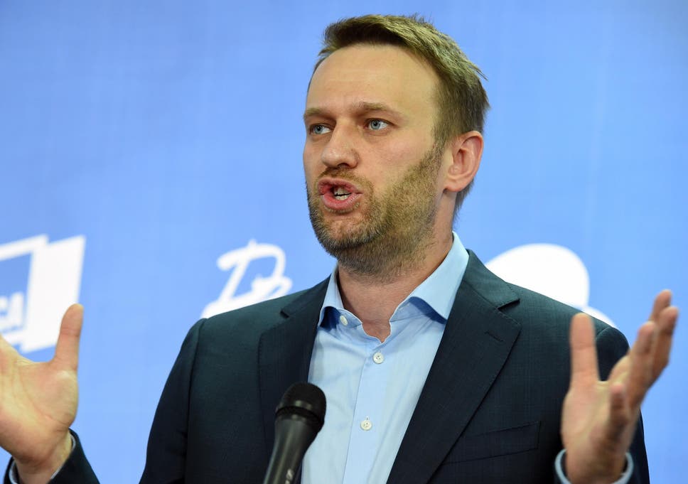 Image result for Alexei Navalny, a prominent opposition leaders