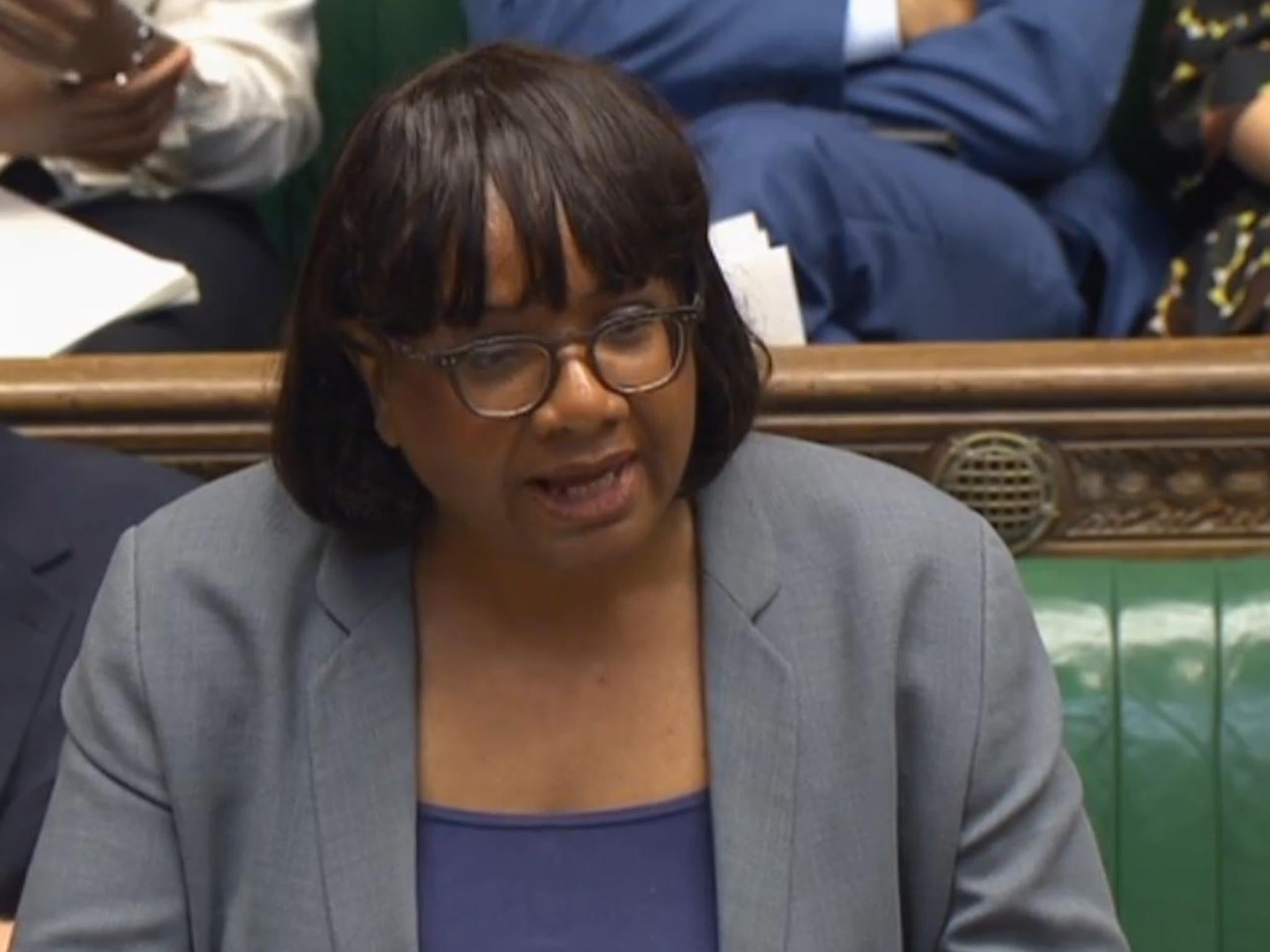 Labour MP Diane Abbott told the committee of the torrent of racist and sexist abuse she has received