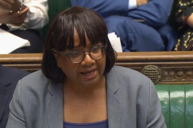 Labour MP Diane Abbott told the committee of the torrent of racist and sexist abuse she has received 